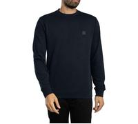 BOSS Hommes Westart Sweat Regular en Molleton de Coton avec Patch logoté