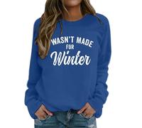 Sweat-shirt à manches longues pour femme avec inscription « God is Greater Than The Highs and Lows », Marine, M