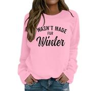 Sweat-shirt à manches longues pour femme avec inscription « God is Greater Than The Highs and Lows », Rose, XL