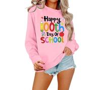 Sweat-shirt à manches longues pour femme avec inscription « God is Greater Than The Highs and Lows », Rose, S