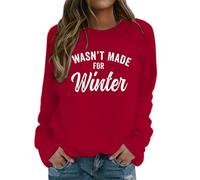 Sweat-shirt à manches longues pour femme avec inscription « God is Greater Than The Highs and Lows », rouge, XXL