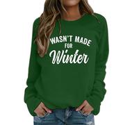 Sweat-shirt à manches longues pour femme avec inscription « God is Greater Than The Highs and Lows », Vert foncé., XL