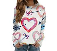 Sweat-shirt à manches longues pour femme - Pull graphique d'automne - Grande taille - Manches longues et col rond - Cadeau pour fille, Mr1, 3XL