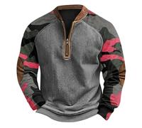 Sweat-Shirt à Manches Longues pour Homme, Sweat-Shirt Hoodie éléments extérieurs - barrière Conditions météorologiques, Grande Taille (Watermelon Red, M)