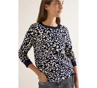 Sweat-shirt à motif léopard