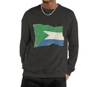 Sweat-Shirt À Sierra Leone Drapeau National pour Homme Col Rond Manches Longues Léger Et Basique Loisirs Sport Et Travail Toutes Saisons Couple