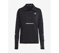Sweat-shirt adidas Adi365 CLIMAWARM+ demi-zip noir pur femme - M