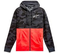 sweat-shirt alpinestars camo block anthracite / rouge XXL