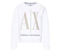 Sweat-Shirt - Armani Exchange - Blanc - Manches longues - Encolure ronde - Femme M