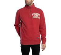 Superdry Vintage Athletic Half Zip Sweatshirt Rouge L Homme