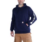 Sweat-Shirt Avec Capuchon avec Logo Carhartt Signature New Navy Taille Homme XL