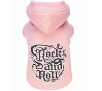Sweat-shirt avec impression en tissu modèle Rock'n Pink pour chiens Croci