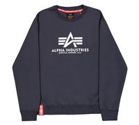 Alpha Industries Basic Big Logo Sweatshirt pour homme Taille 2XL - Bleu marine
