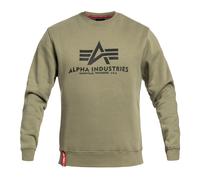 Alpha Industries Basic Sweat-shirt, vert, taille S pour homme