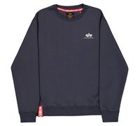 Sweat-shirt Basic Sweater Small Logo Alpha Industries - Navy XXL