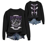 Sweat-shirt Bat Boys Acotar pour garçon, chauve-souris Acotar Merch Sweatshirt, The Bat Boys, Sweat-shirt unisexe, Noir , M