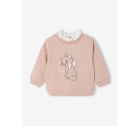 Sweat-shirt bébé Disney Marie les Aristochats rose poudré 3M(60CM)