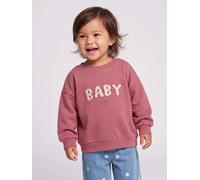 Sweat-shirt bébé fille message imprimé framboise 24M(86CM)