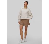 Sweat-shirt Beige Pour Femmes Varley Milano Half Zip Sweat 2.0 Var02122-sgsw