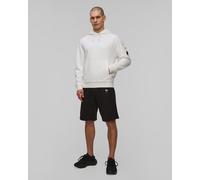 Sweat-shirt Blanc Pour Hommes C.p. Company Cotton Diagonal Fleece Resist Dyed Hooded Lens 18cmss099a110044g-103 XL