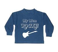 Sweat-shirt bleu marine pour enfant 'My Mum Rocks' - Bleu - 3-4 ans