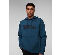 Sweat-shirt Bleu Pour Hommes Fjallraven Logo Hoodie M F84144-574