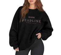 Sweat-Shirt Born Pink Noir et Rose World Tour à col Rond et Manches Longues Sweat-Shirt Tenues pour Concert 03-Noir XL