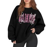 Sweat-Shirt Born Pink Noir et Rose World Tour à col Rond et Manches Longues Sweat-Shirt Tenues pour Concert 01-Violet S