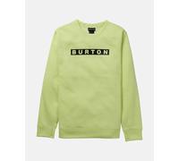 Sweat-shirt Burton Oak Crewneck jaune acide - XL