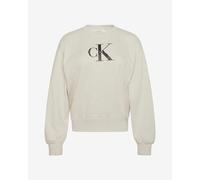 Sweat-shirt Calvin Klein Monologue French gris femme - L