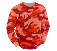 Sweat-shirt camouflage à col rond pour homme - Manches longues - Sweatshirt décontracté imprimé 3D - Sweat d'extérieur élégant - Pull d'entraînement militaire - Pull tactique de chasse, b, L