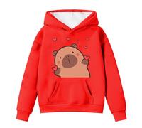 Sweat-Shirt Capuche Enfant Ado Filles Casual Sweat Vetement de Sport Décontractés Vacances Jogging Top Fille Sportwear Haut Mignon pour Garçon Intérieur Extérieur
