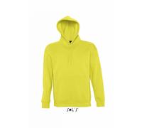 Sweat Shirt Capuche Poche Kangourou Unisexe - 13251 - Jaune