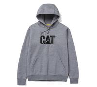 Sweat-shirt Caterpillar pour homme avec logo CAT brodé sur le devant, système de gestion de cordon S3, et poche intérieure, gris bruyère foncé, Small