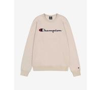 Sweat-shirt Champion Big Logo beige bleu - M