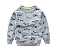Sweat-shirt chaud pour bébé garçon - Pour enfants de 1 à 7 ans - Motif dinosaure - T-shirt à manches longues - Pour garçon - - 6 ans