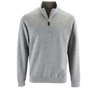 Sweat-Shirt Col Camionneur - 02088 - Gris Chiné