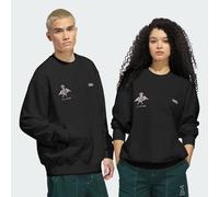 SWEAT-SHIRT COL RAS-DU-COU SKATEBOARDING X MARK GONZALES Black / Aurora Ivy XS