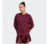 Sweat-shirt col V satin Seasonal Essentials Maroon 2XL