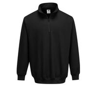 Sweat Shirt Col Zippé Portwest Sorrento Noir L