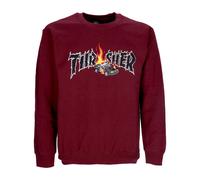 Sweat-shirt Cop Car Crewneck pour hommes, marron MAROON XL