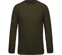 Sweat Shirt Coton Bio - Homme - K480 - Vert Mousse