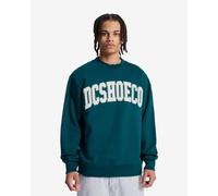 Sweat-shirt DC Shoes Varsity vert blanc - S
