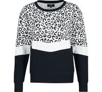 Sweat-shirt de RED by EMP - Sweat Imprimé Léopard - S à XXL - pour Femme - noir/bleu XL