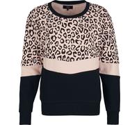 Sweat-shirt de RED by EMP - Sweat Imprimé Léopard - S à XXL - pour Femme - noir/rose L