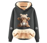 Sweat-shirt décontracté à manches longues pour femme, design à capuche, style confortable et polyvalent pour un usage quotidien, les sorties décontractées, les w nds et les voyages, choix de