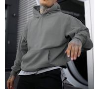 Sweat-shirt décontracté, ample et léger pour homme en grande taille, pour le printemps et l'automne 1XL,2XL,3XL,4XL,5XLÉtoffe
