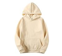 Sweat-shirt décontracté de couleur unie pour homme, doux, mignon, avec capuche, tenue Backwoods avec cordon de serrage pour l'hiver, l'automne tendance, tendance, drôle, vintage, dames, adolescents