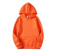 Sweat-shirt décontracté de couleur unie pour homme, doux, mignon, avec capuche, tenue Backwoods avec cordon de serrage pour l'hiver, l'automne tendance, tendance, drôle, vintage, dames, adolescents