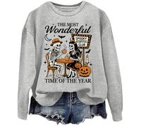 Sweat-shirt d'Halloween « The Most Wonderful Time Of The Year » - Chemise « The Most Wonderful Time of the Year », gris, M